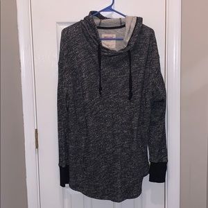 Black & Gray hooded sweatshirt